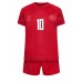 Danmark Christian Eriksen #10 Fotballklær Hjemmedraktsett Barn VM 2022 Kortermet (+ korte bukser)